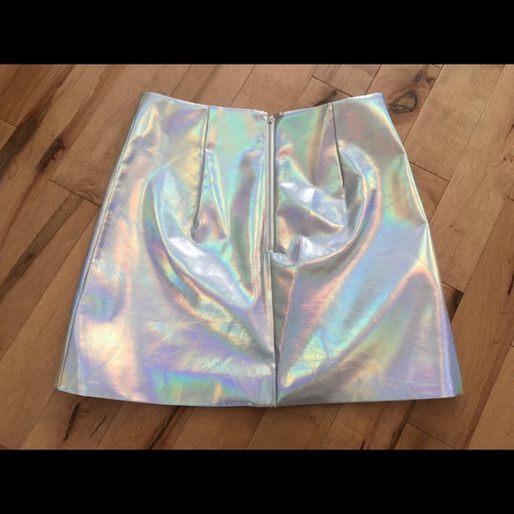 COPY - Holographic Mini Skirt | DAPHNEA - Picture 4 of 5